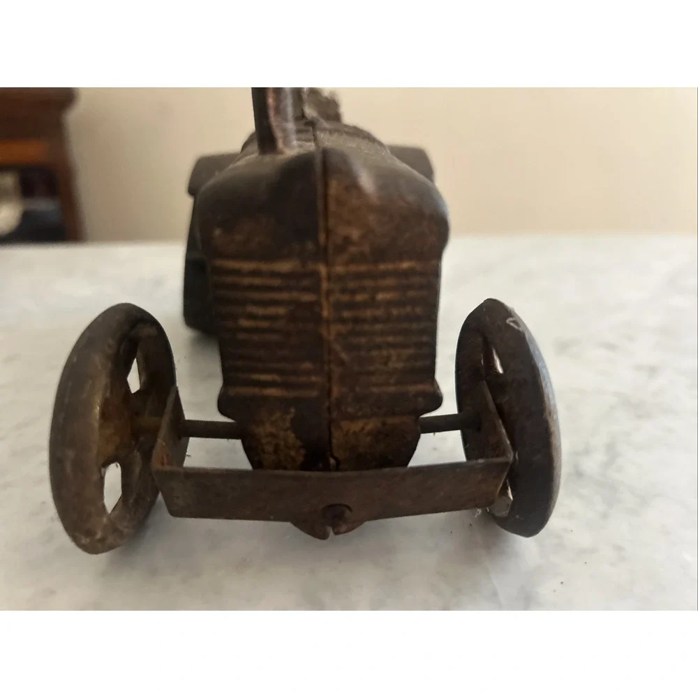 Antique Fordson Cast Iron Tractor with Driver by Arcade Manufacturing Company